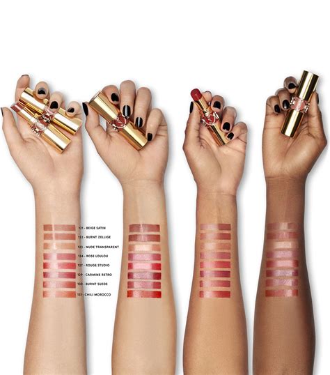 ysl rouge volupte shine 45 swatches|YSL rouge volupte shine 139.